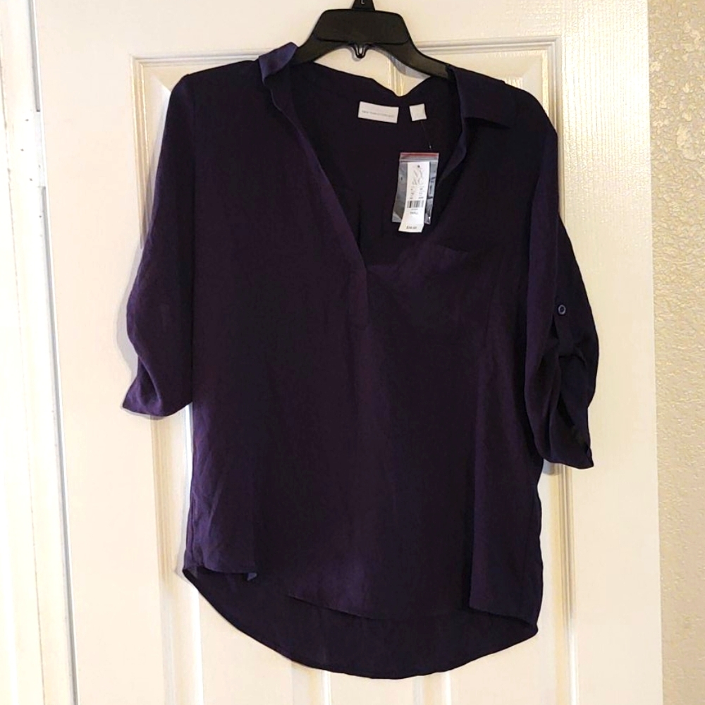 Collared pull-over